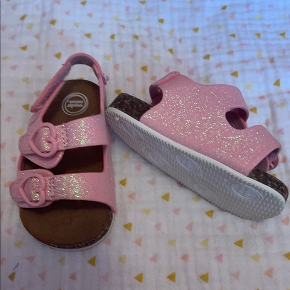 pink sandals size 2